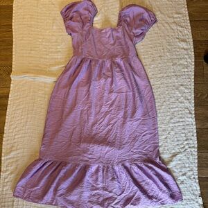 Express Lilac Lenin Blend Maxi Dress Size XL. Perfect for spring!
